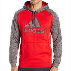 adidas Men's Team Issue Fleece LogoPullover Hoodie